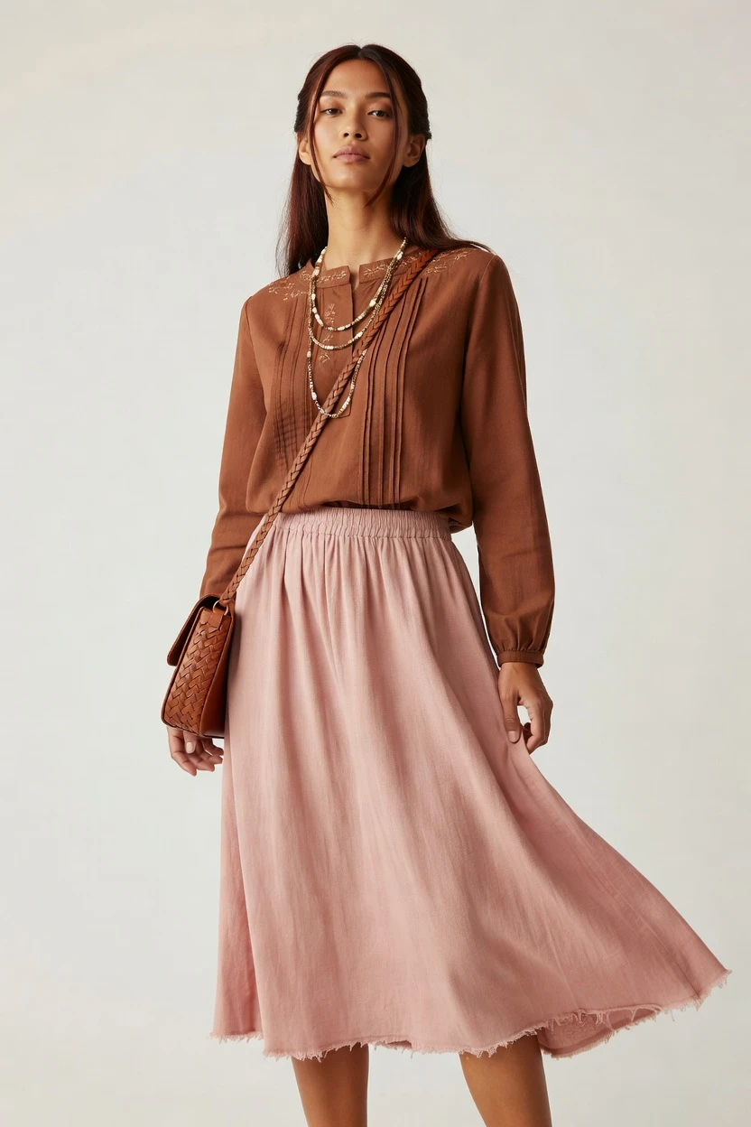 Boho outfit: guided clicks