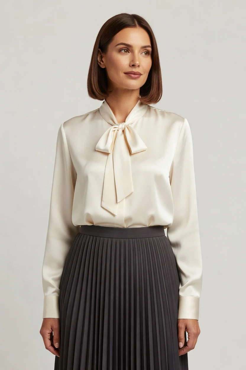 Click-to-classy feminine campaign shot