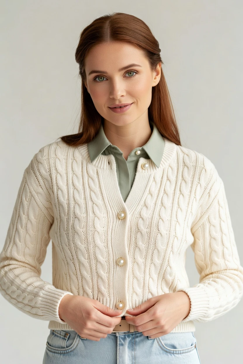 Country-girl look, instant generate
