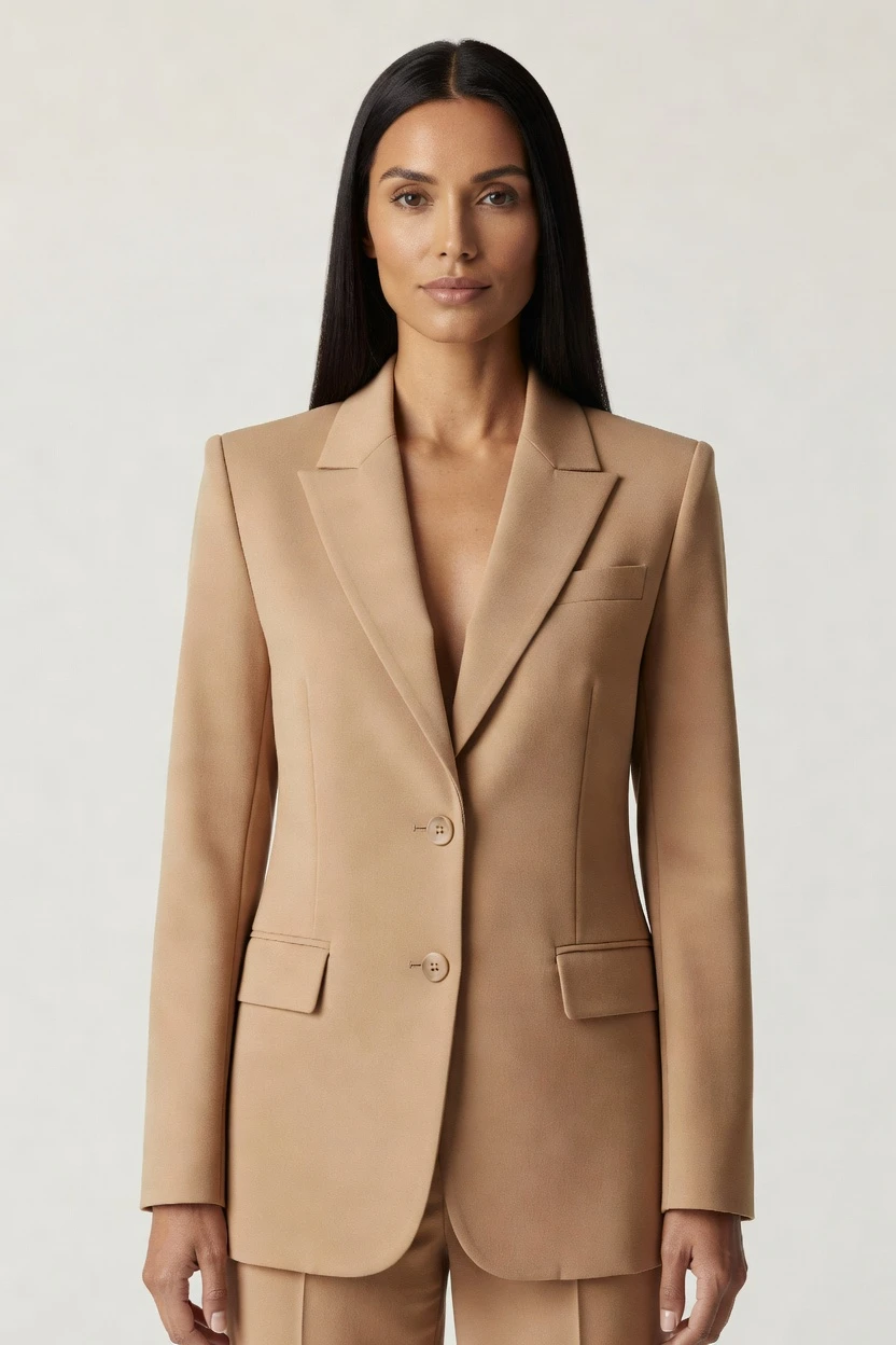 On-model upper-body garment crop