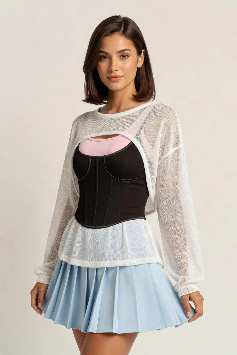Harajuku look, catalog clean