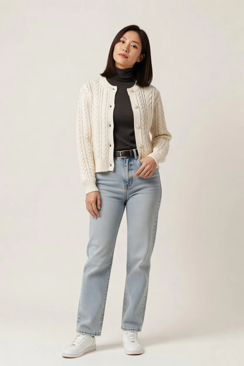Korean styling, campaign-ready still