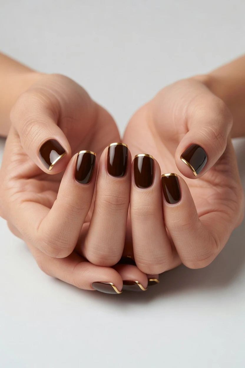 Nails close-up, campaign gloss
