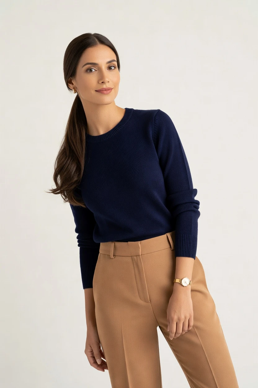 Generate an office outfit look