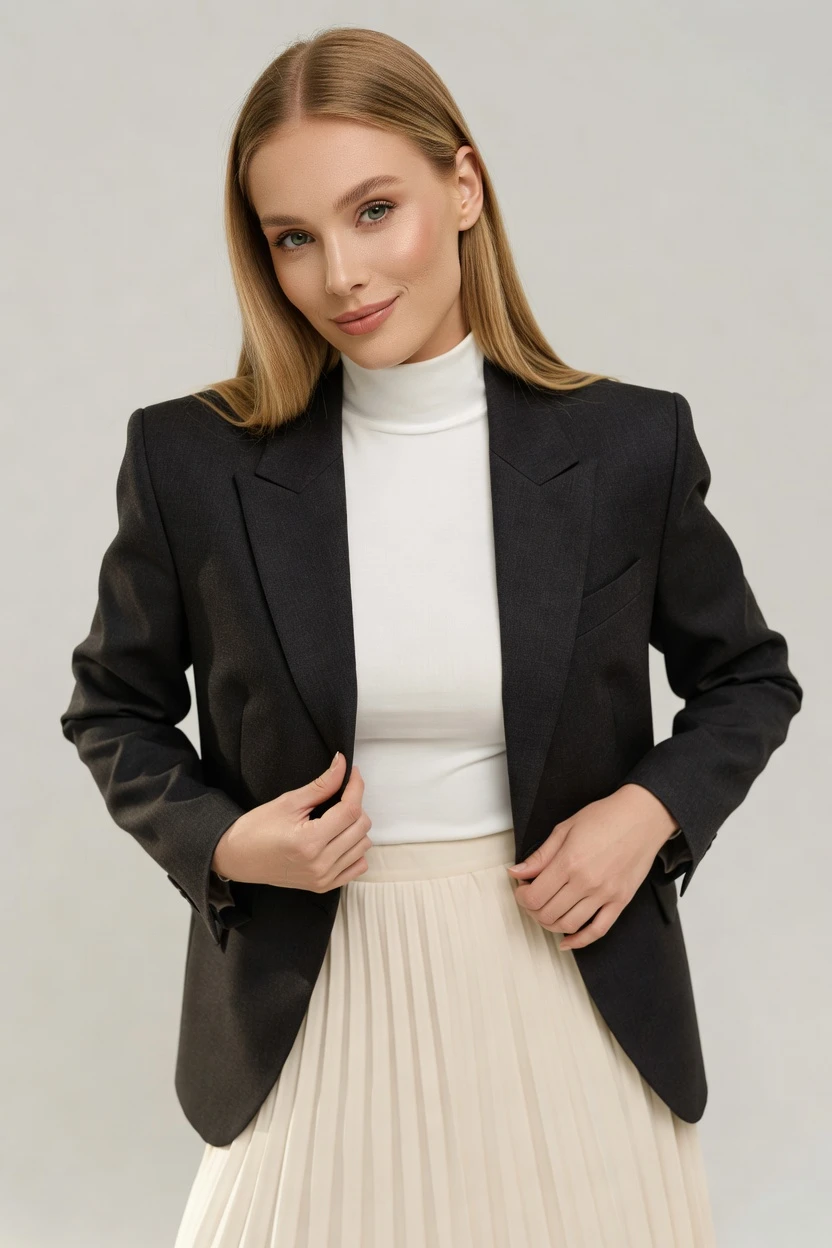 Playful pose on-model result
