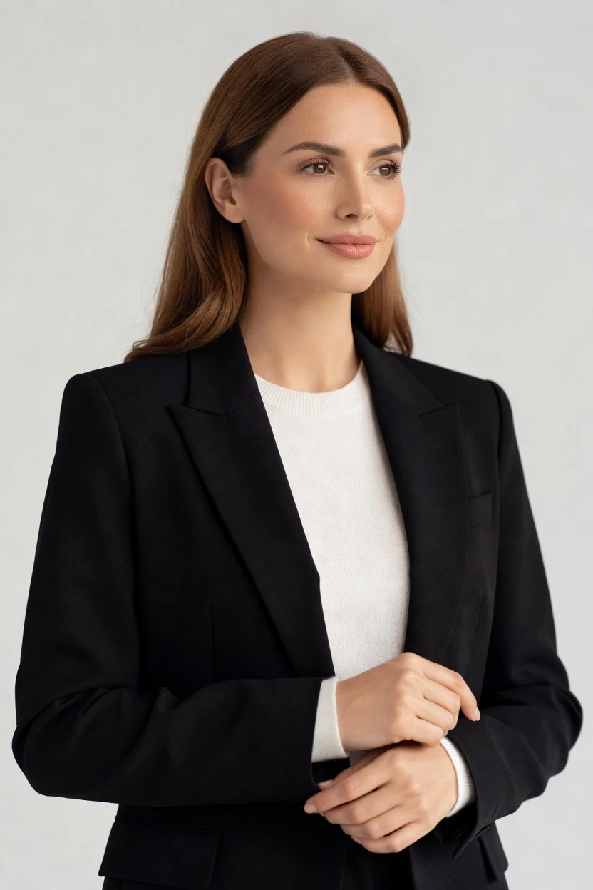 Portrait-led campaign frame