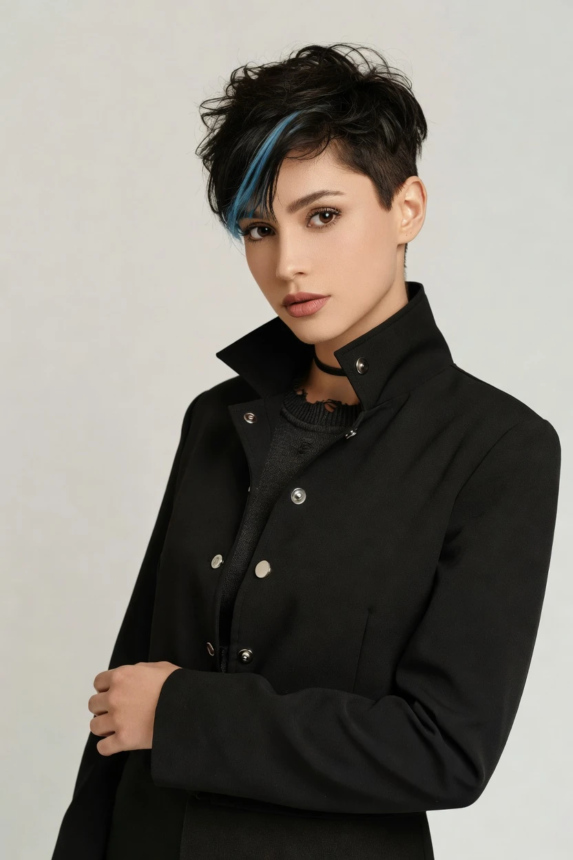 Punk girl click-to-generate