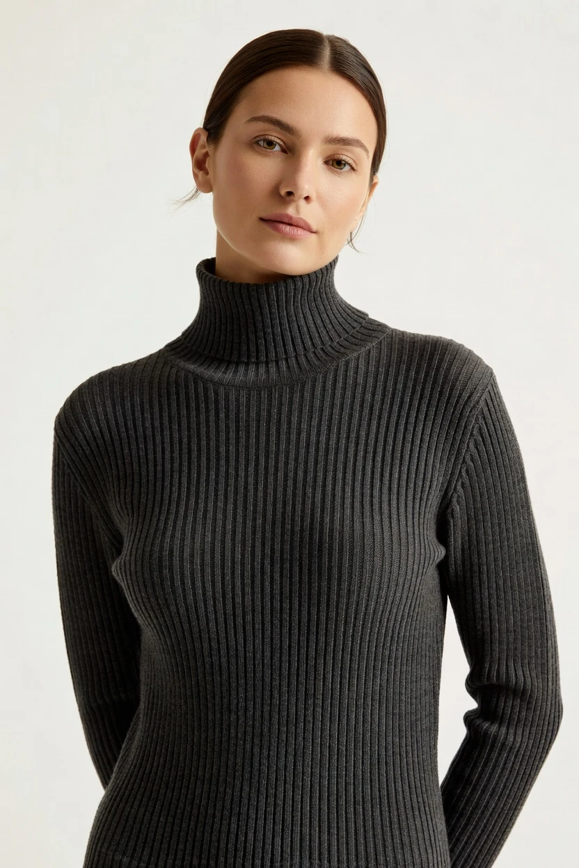 On-model torso crop