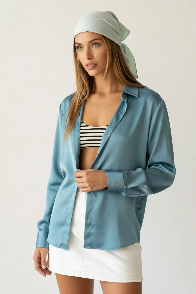 Surfer-girl campaign look