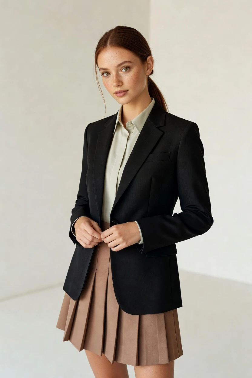 On-model campaign still