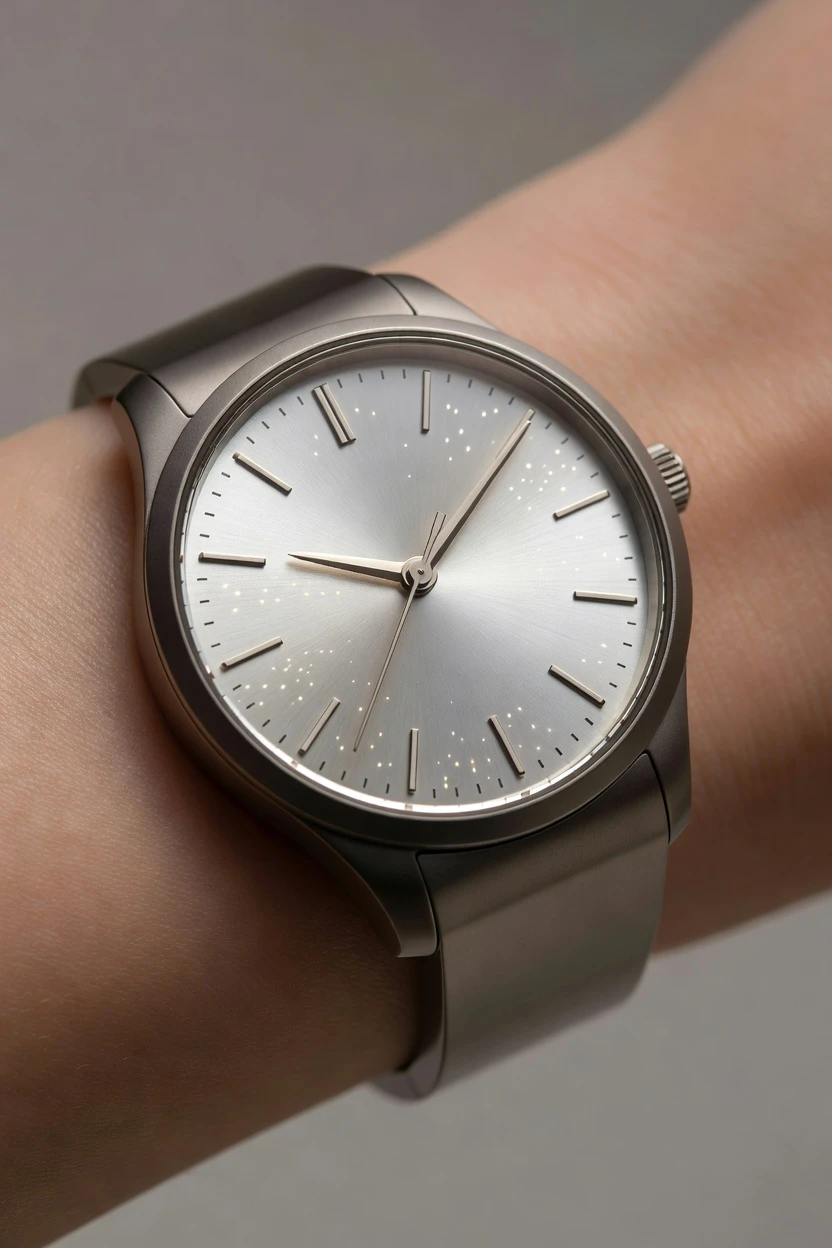 Catalog clean watch close-up