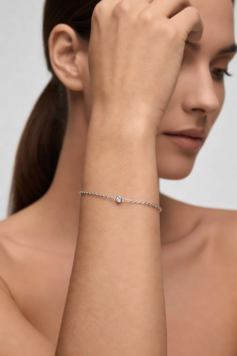Click-directed wrist campaign shot
