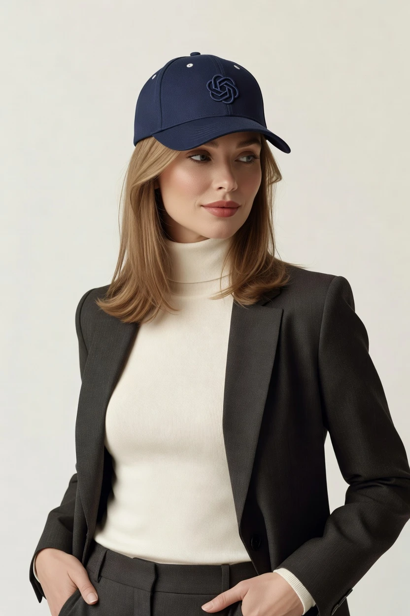 On-model cap, zero prompting