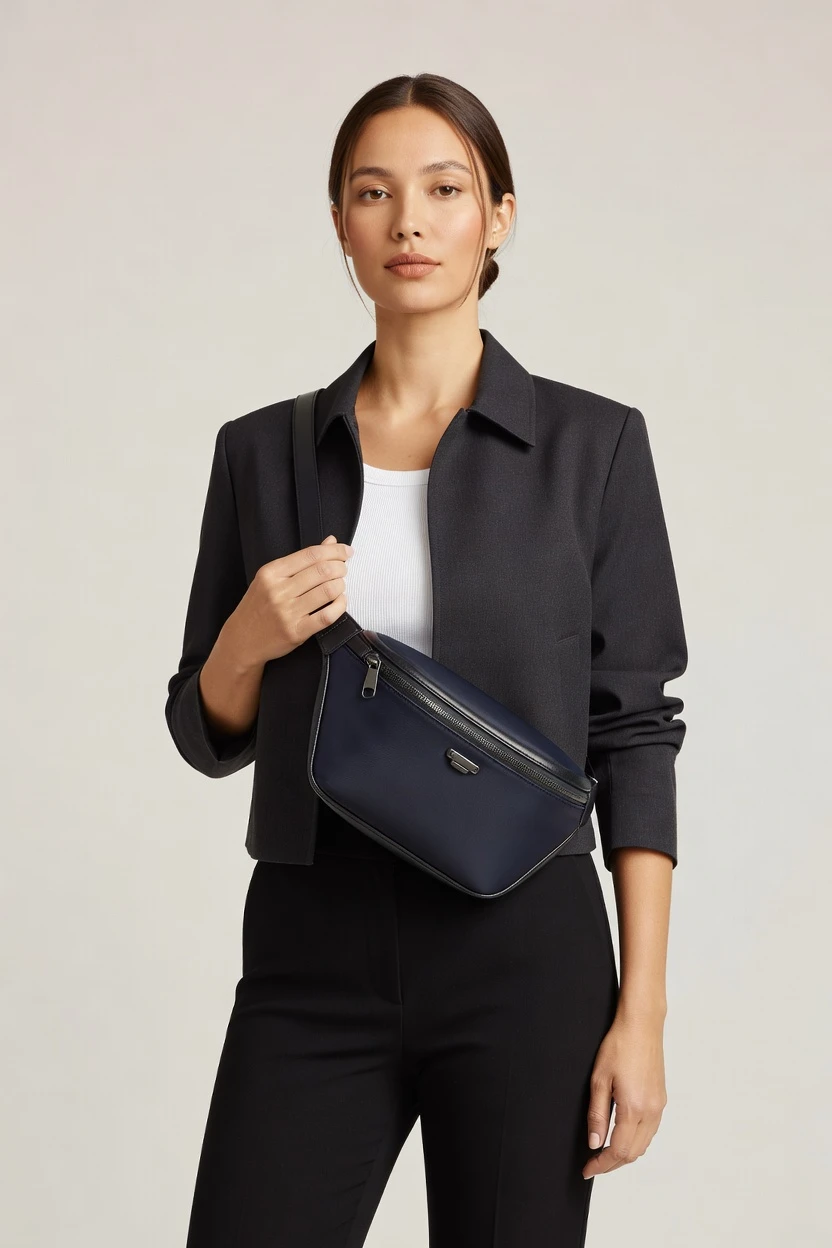 Click, adjust, generate belt-bag
