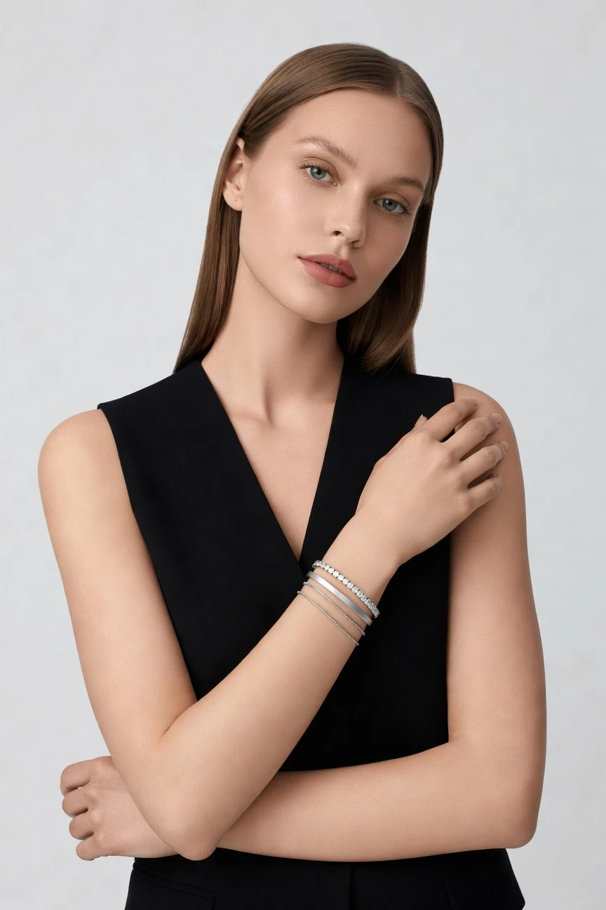 Bracelet crop setup