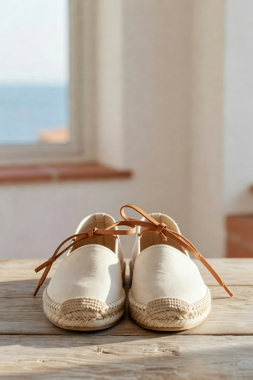 Espadrilles, studio campaign look