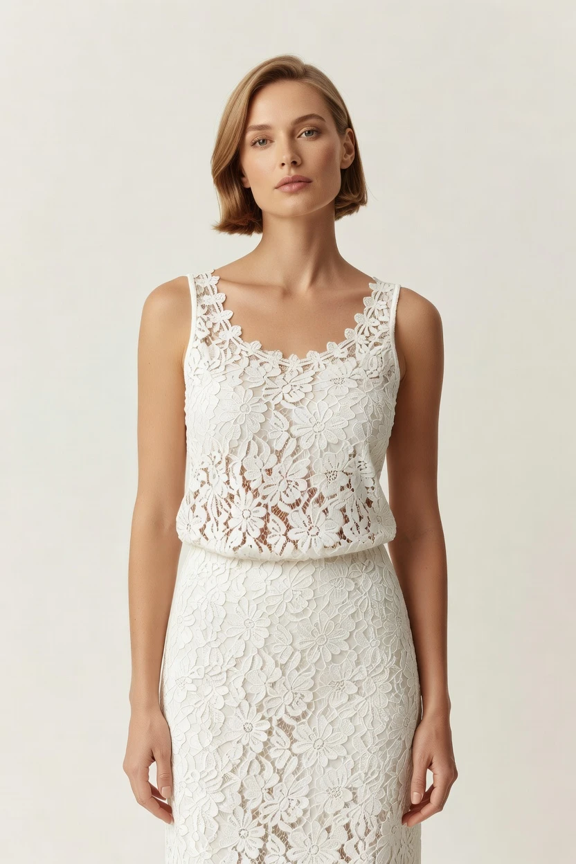 Generate lace on-model stills