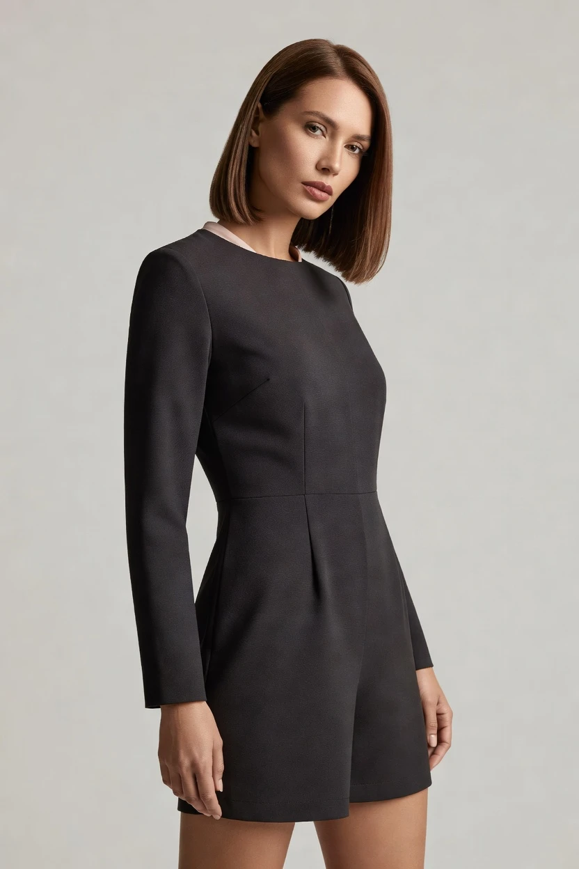 Generate a romper campaign shot