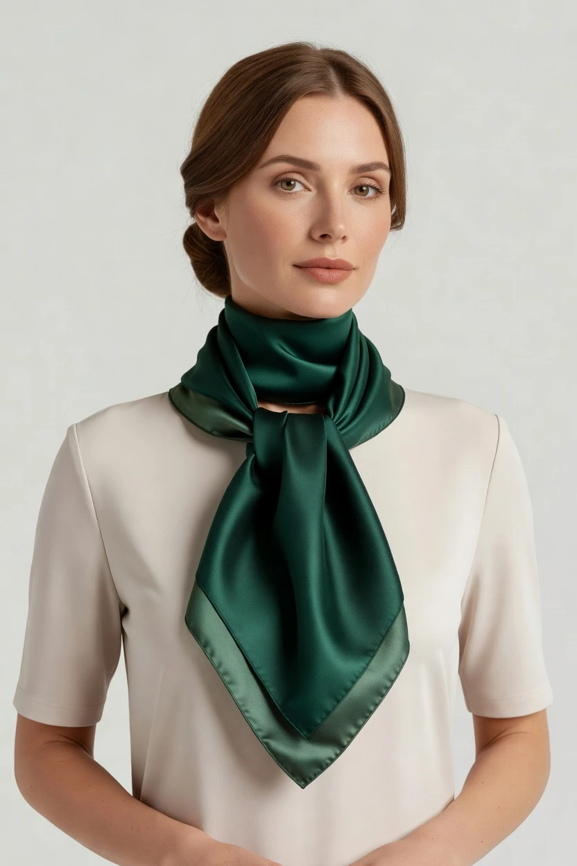 Scarf on-model, instant output