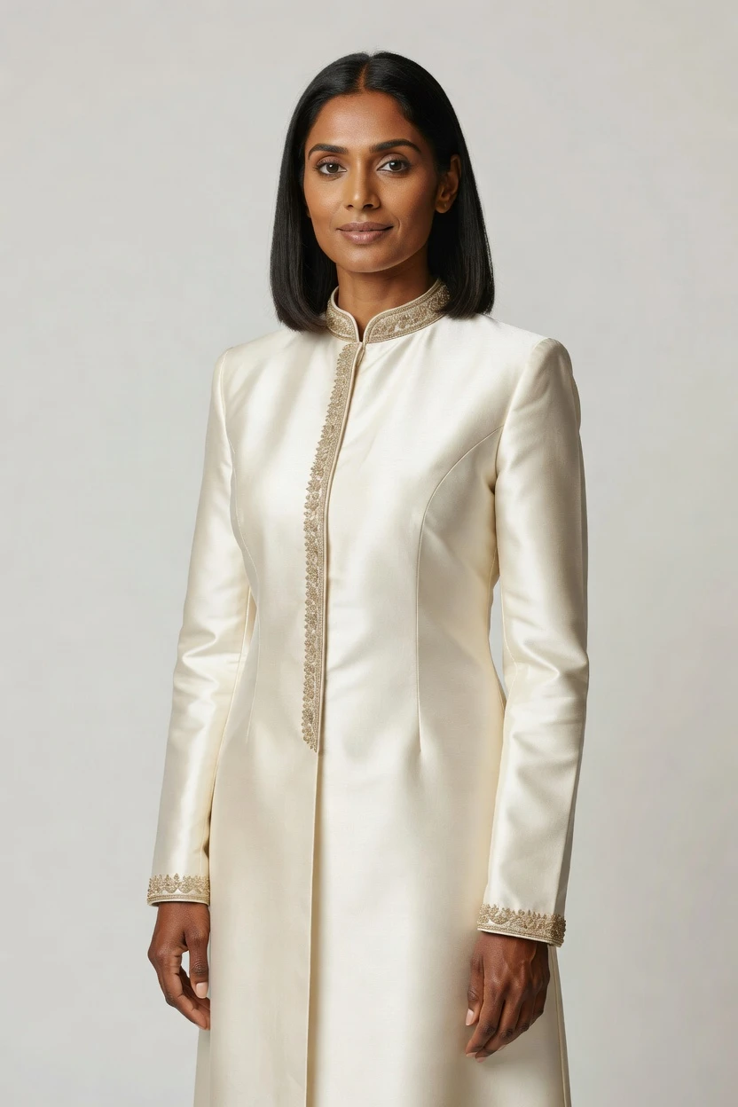 On-model sherwani look, generated