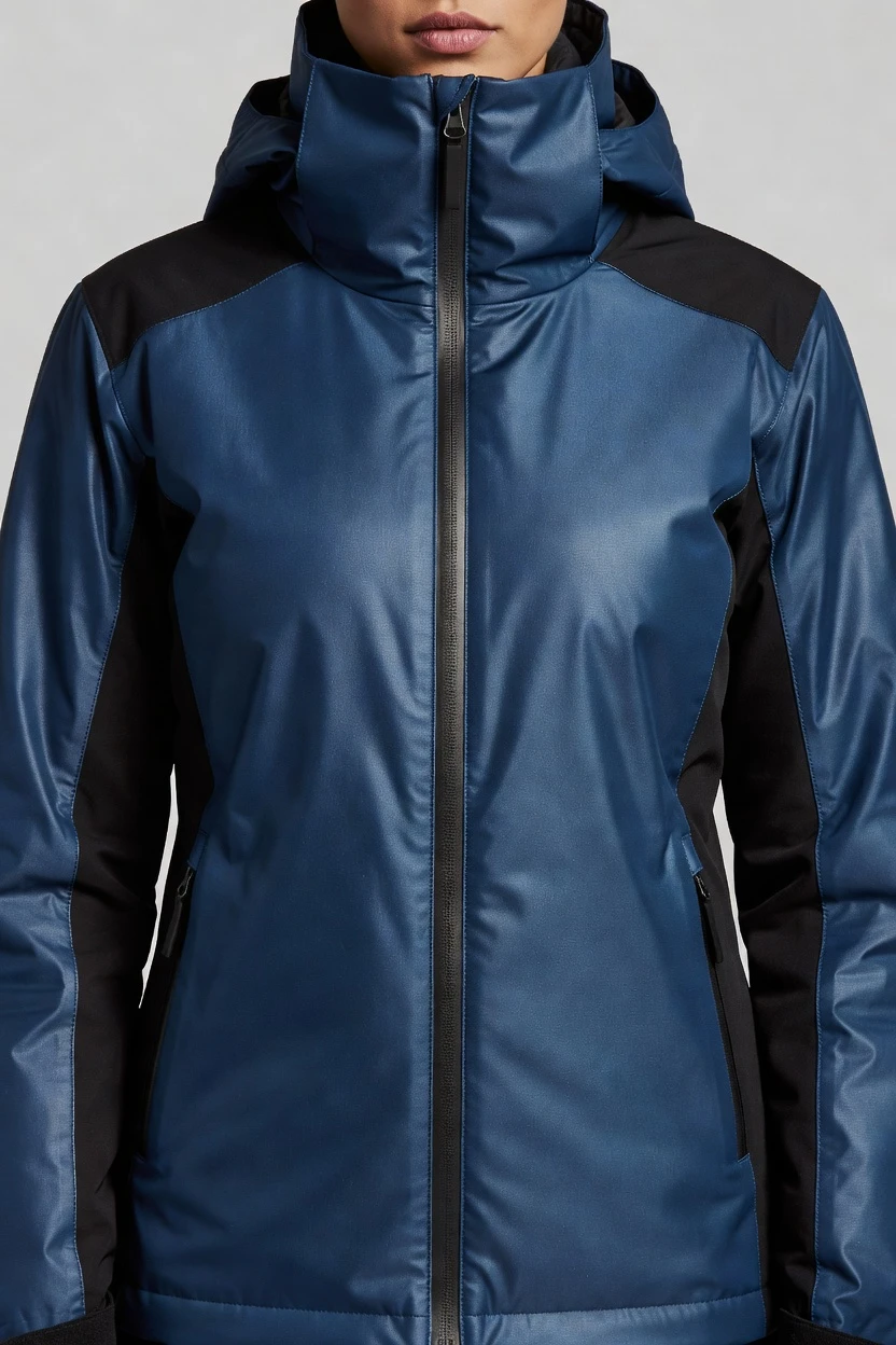 Ski jacket photo, click-driven