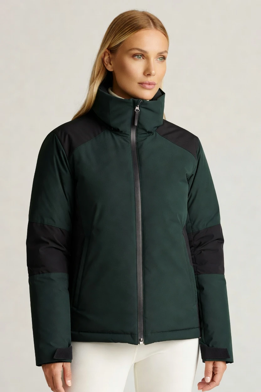 Ski jacket on-model set