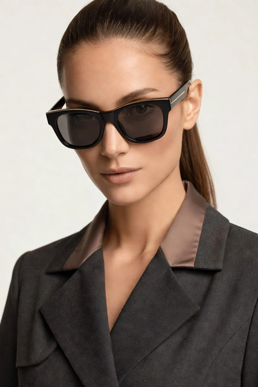 Lens + studio light, click to generate