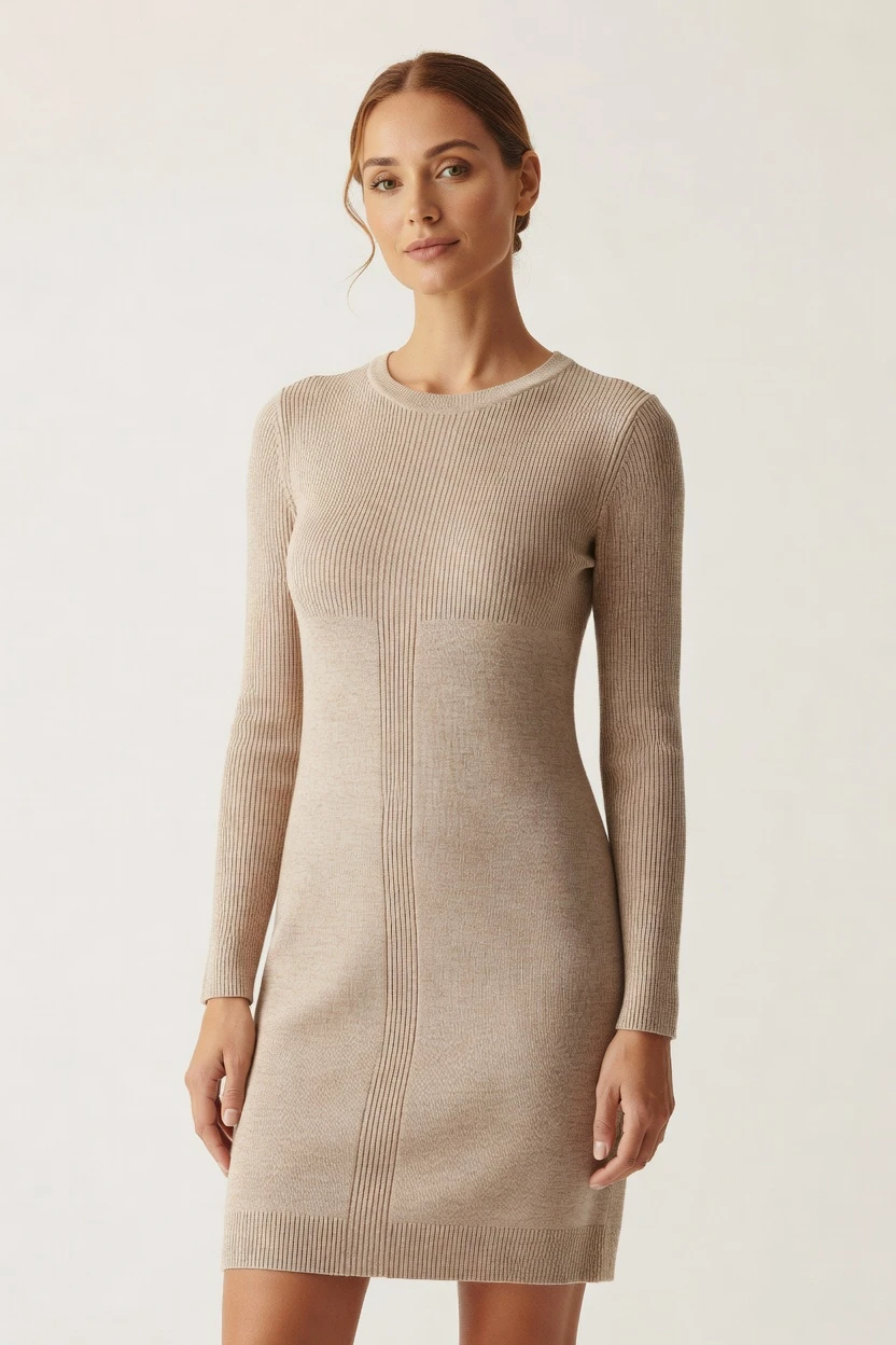 Sweater dress · click-driven demo