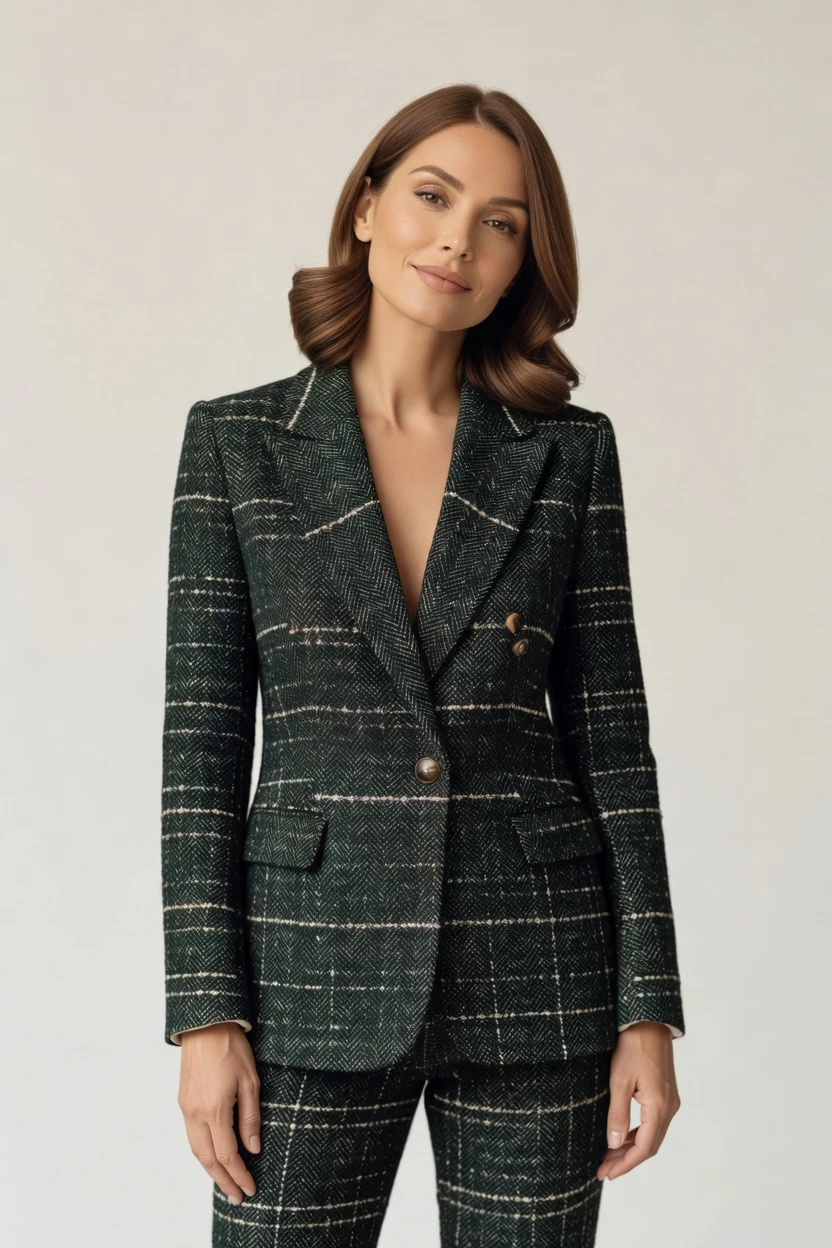 Tweed on-model still generated