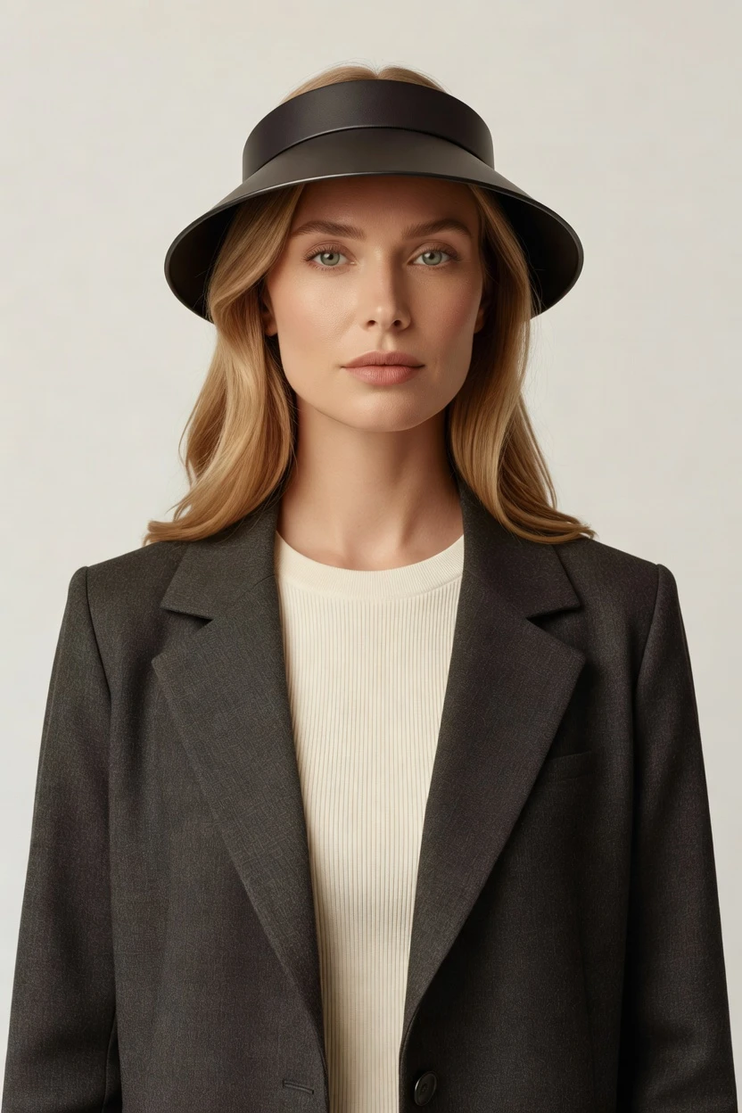 Clean campaign on-model shot